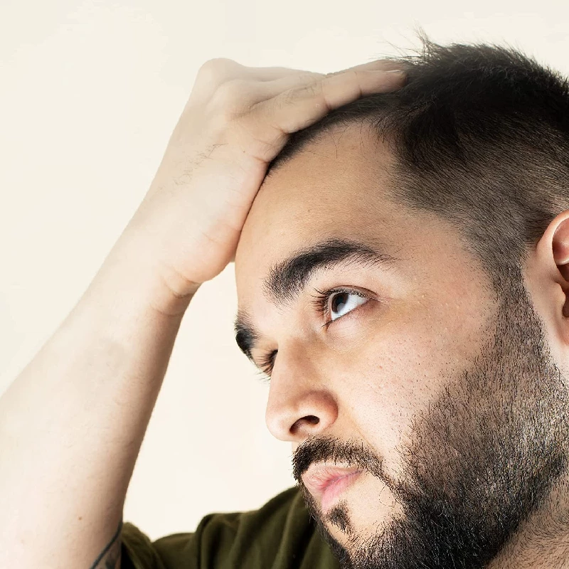 Nat Habit Dual Tooth Wooden Kacchi Neem Comb & Mens Dasabuti Hair Oil, 200 g-5.webp